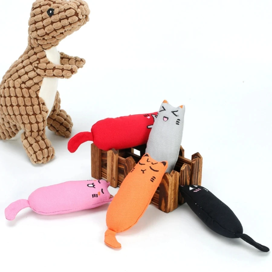 New Voice Cat Mint Toy Cat Product for Pets Cute Cat Toy for Kittens Teeth Grinding Cat Plush Toy Thumb Pillow Pet Accessories
New Voice Cat Mint Toy Cat Product for Pets Cute Cat Toy for Kittens Teeth Grinding Cat Plush Toy Thumb Pillow Pet Accessories