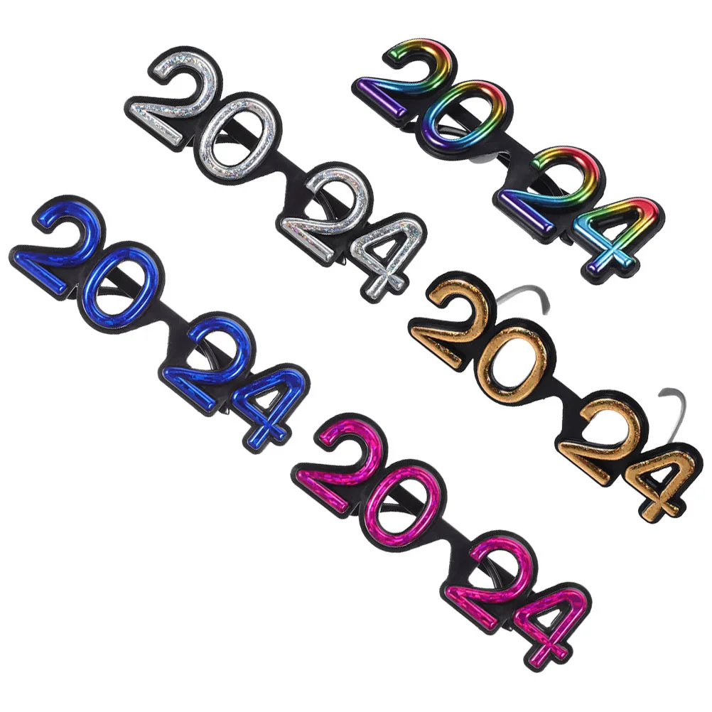 5Pcs 2024 Party Eyeglasses Props Lightweight Plastic New Year Celebration Photo Props Party Supplies 2024 Eyeglasses 
5Pcs 2024 Party Eyeglasses Props Lightweight Plastic New Year Celebration Photo Props Party Supplies 2024 Eyeglasses