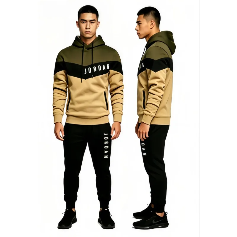 Men Autumn Winter Printed Hoodie Tracksuit Elastic Drawstring Pants Fitness Jogging Casual Outfit
Men Autumn Winter Printed Hoodie Tracksuit Elastic Drawstring Pants Fitness Jogging Casual Outfit