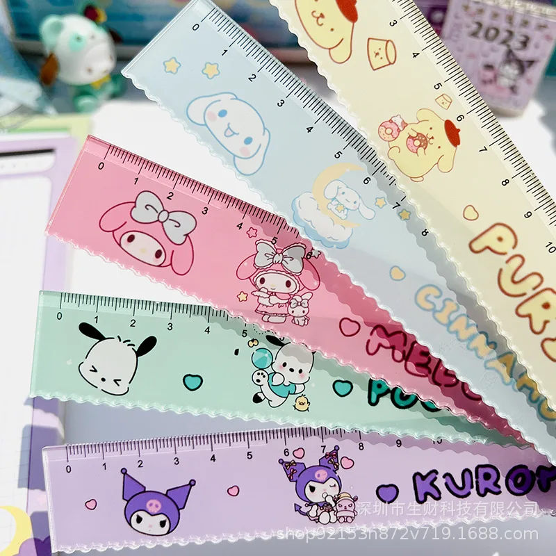 Cute Sanrio 15Cm Stationery Ruler with Wavy Line Cute Kuromi Cinnamoroll School Students Straight Ruler Measuring Ruler Creative
Cute Sanrio 15Cm Stationery Ruler with Wavy Line Cute Kuromi Cinnamoroll School Students Straight Ruler Measuring Ruler Creative