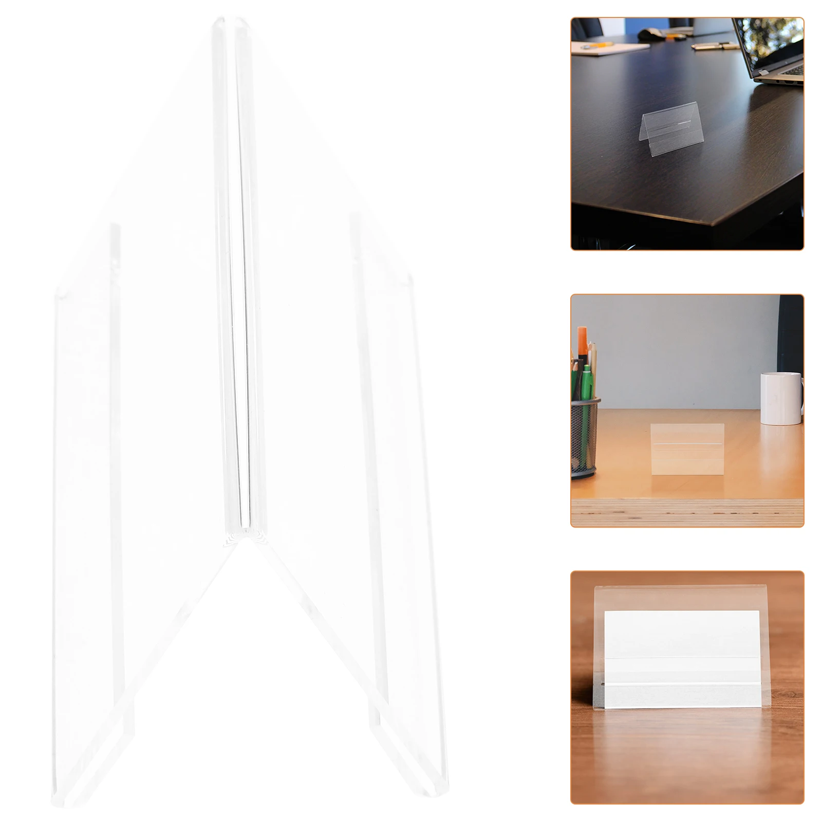 10 Pcs Conference Name Tag Business Card Stand for Counter Vertical Display Open Holder Transparent Purse
10 Pcs Conference Name Tag Business Card Stand for Counter Vertical Display Open Holder Transparent Purse