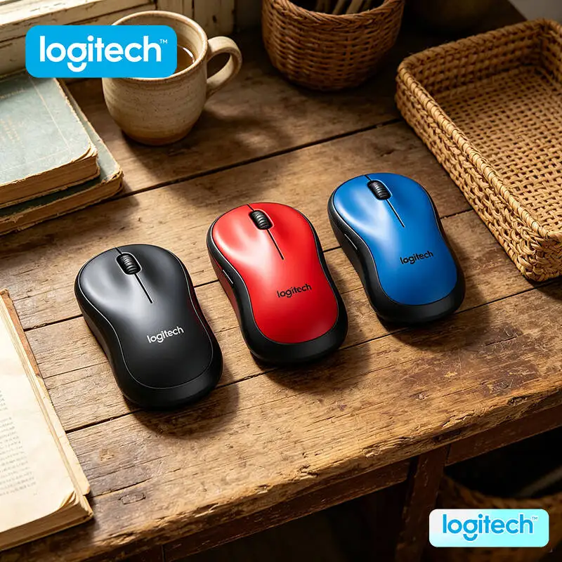Logitech M220 Quiet Mouse Streamlined Shape 2.4GHz Stable Connection 18-Month Battery Office Home Daily Routine Accessory
Logitech M220 Quiet Mouse Streamlined Shape 2.4GHz Stable Connection 18-Month Battery Office Home Daily Routine Accessory