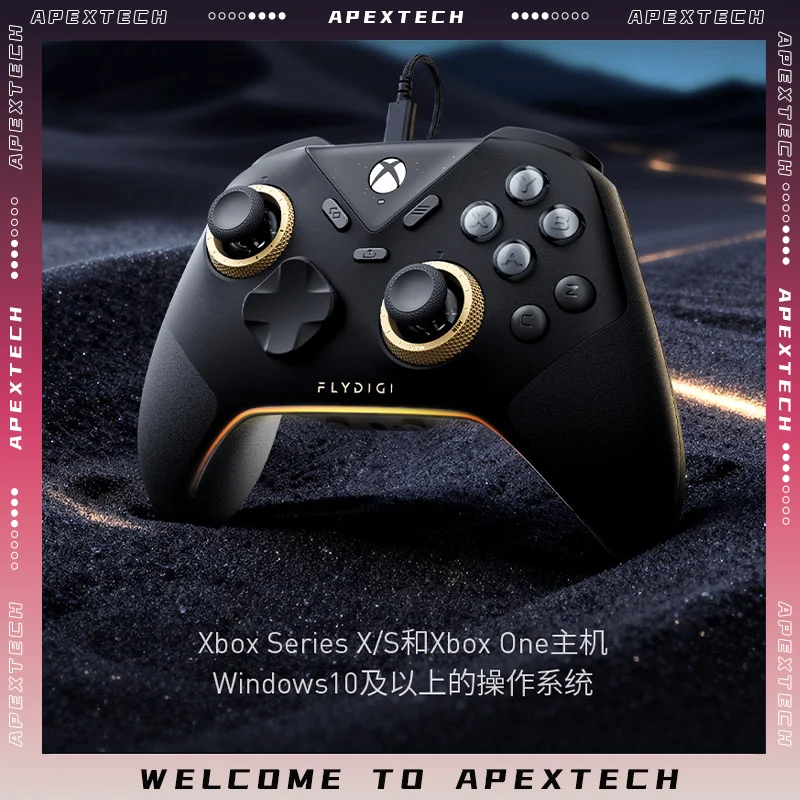 Original FLYDIGI Black Warrior 5S Wired Elite Controller for Series X|S PC Licensed Force Adjustable Joystick Force Switch
Original FLYDIGI Black Warrior 5S Wired Elite Controller for Series X|S PC Licensed Force Adjustable Joystick Force Switch