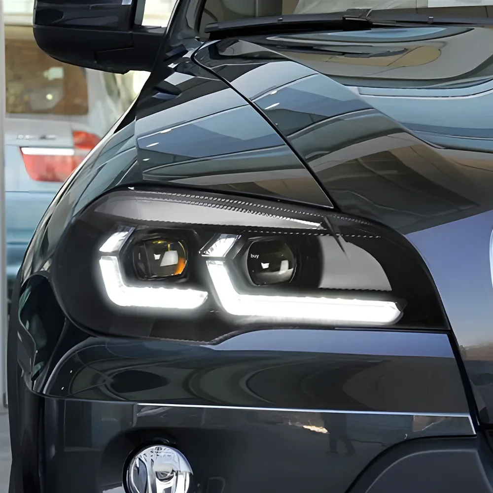 For BMW X5 E70 30i 35i 40i 2007-2013 LED Auto Headlights Assembly Upgrade Double L DRL Projector Lens Tool Accessories
For BMW X5 E70 30i 35i 40i 2007-2013 LED Auto Headlights Assembly Upgrade Double L DRL Projector Lens Tool Accessories