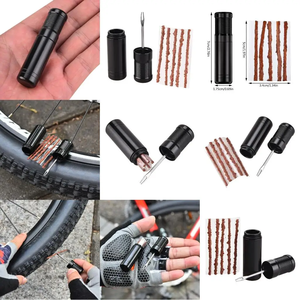 Q39E Bike Tyre Repair Fix a Puncture or Flat, with Canister, Plugger Tool & Plugs
Q39E Bike Tyre Repair Fix a Puncture or Flat, with Canister, Plugger Tool & Plugs