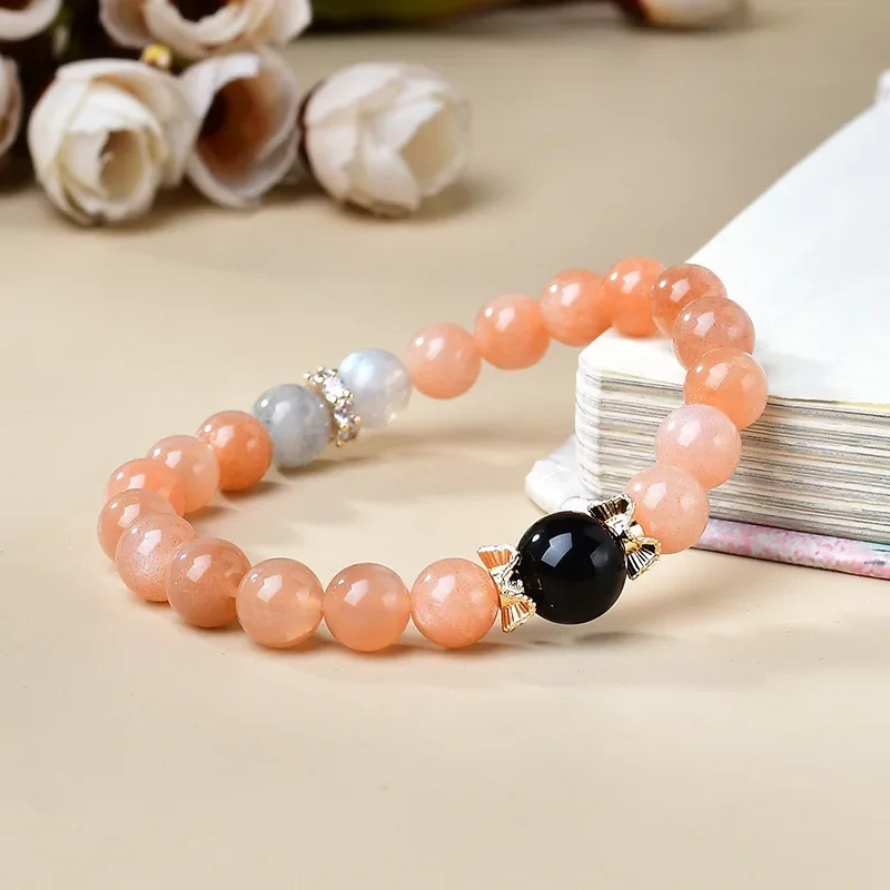 New Chinese Natural Stone Amethyst Red Agate Sun Stone Bracelet Men's and Women's Light Luxury Fashion Lucky Bracelet
New Chinese Natural Stone Amethyst Red Agate Sun Stone Bracelet Men's and Women's Light Luxury Fashion Lucky Bracelet
