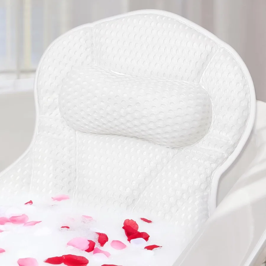 Роскошные подушки для ванны с поддержкой головы и шеи с 6 прочными присосками, расслабляющие аксессуары для ванны, идеально подходящие для спаL
Роскошные подушки для ванны с поддержкой головы и шеи с 6 прочными присосками, расслабляющие аксессуары для ванны, идеально подходящие для спаL