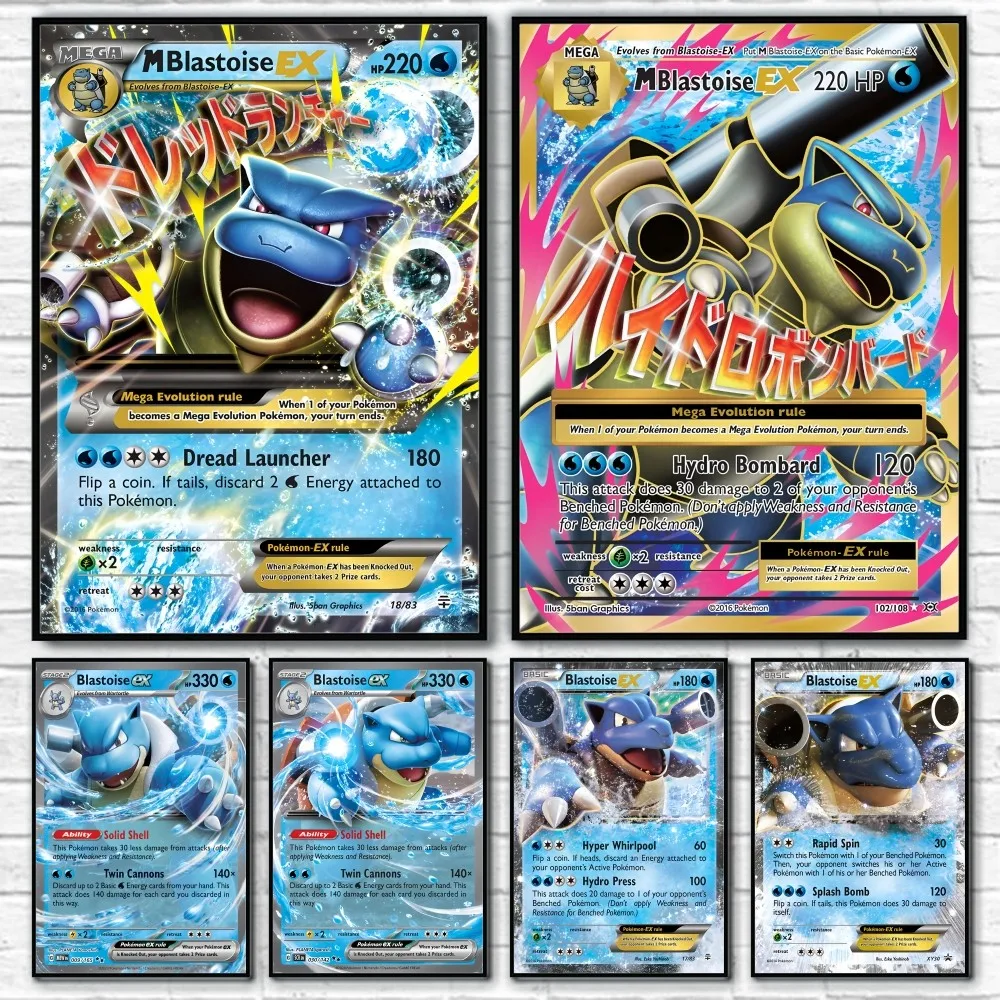 Rare Card Anime Blastoise Poster Sticky Wall Art Printing Waterproof Home Living Bed Room Bar Hallway Aesthetic Decor
Rare Card Anime Blastoise Poster Sticky Wall Art Printing Waterproof Home Living Bed Room Bar Hallway Aesthetic Decor