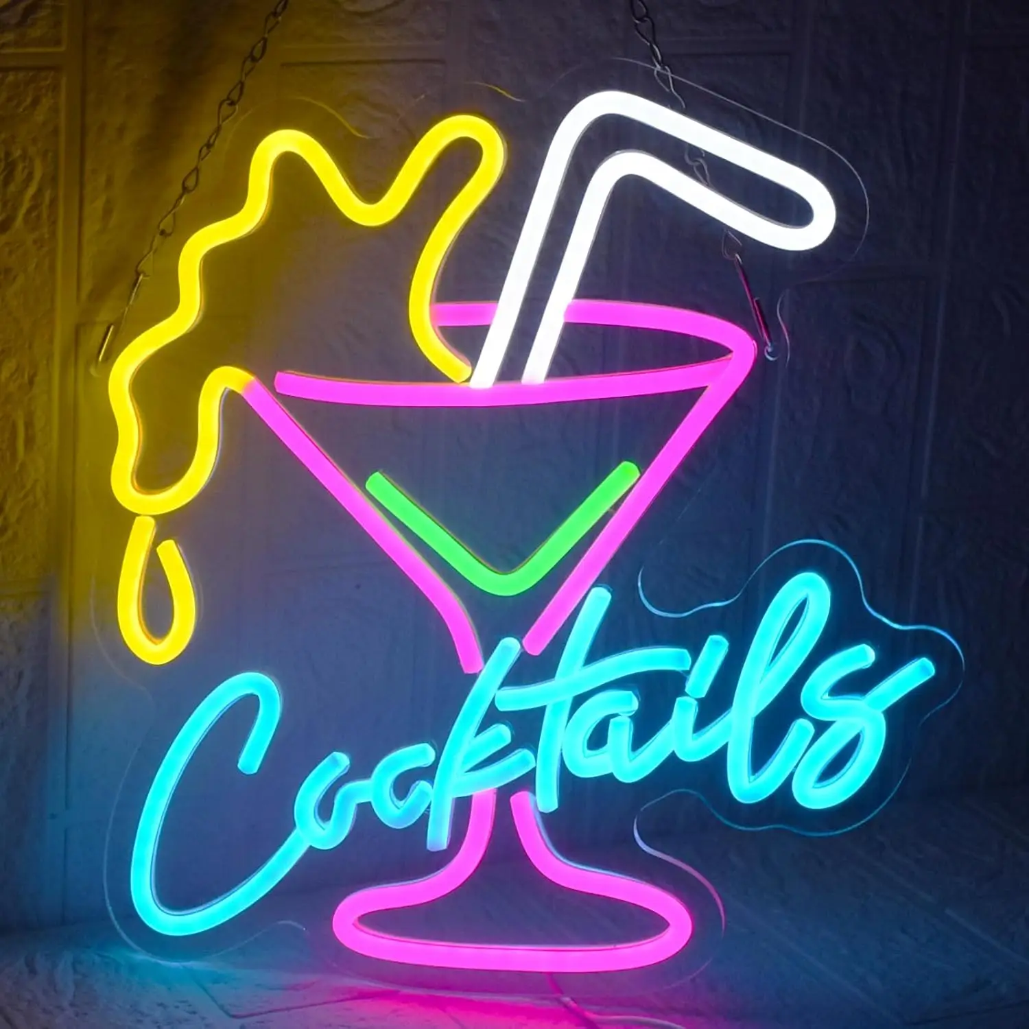 Cocktail Party Neon Sign Decor Romantic edgy neon, cool-toned cool beauty, sweet and fierce
Cocktail Party Neon Sign Decor Romantic edgy neon, cool-toned cool beauty, sweet and fierce