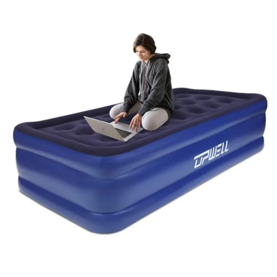 Inflatable Air Mattress with Built in Pump Comfort Blow up Bed Waterproof FastandEasy Set up Dura Beam Strong Support Mattress
Inflatable Air Mattress with Built in Pump Comfort Blow up Bed Waterproof FastandEasy Set up Dura Beam Strong Support Mattress