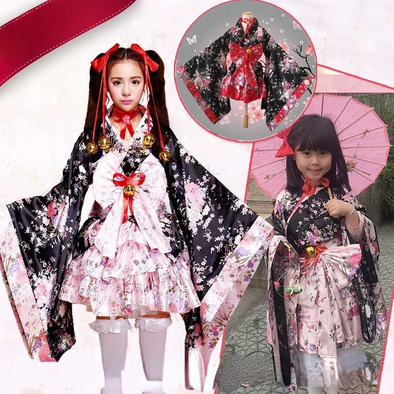Традиционное японское кимоно Hanfu с длинными рукавами, аниме, женский, взрослый, детский, детский, костюм для косплея в японском стиле
Традиционное японское кимоно Hanfu с длинными рукавами, аниме, женский, взрослый, детский, детский, костюм для косплея в японском стиле
