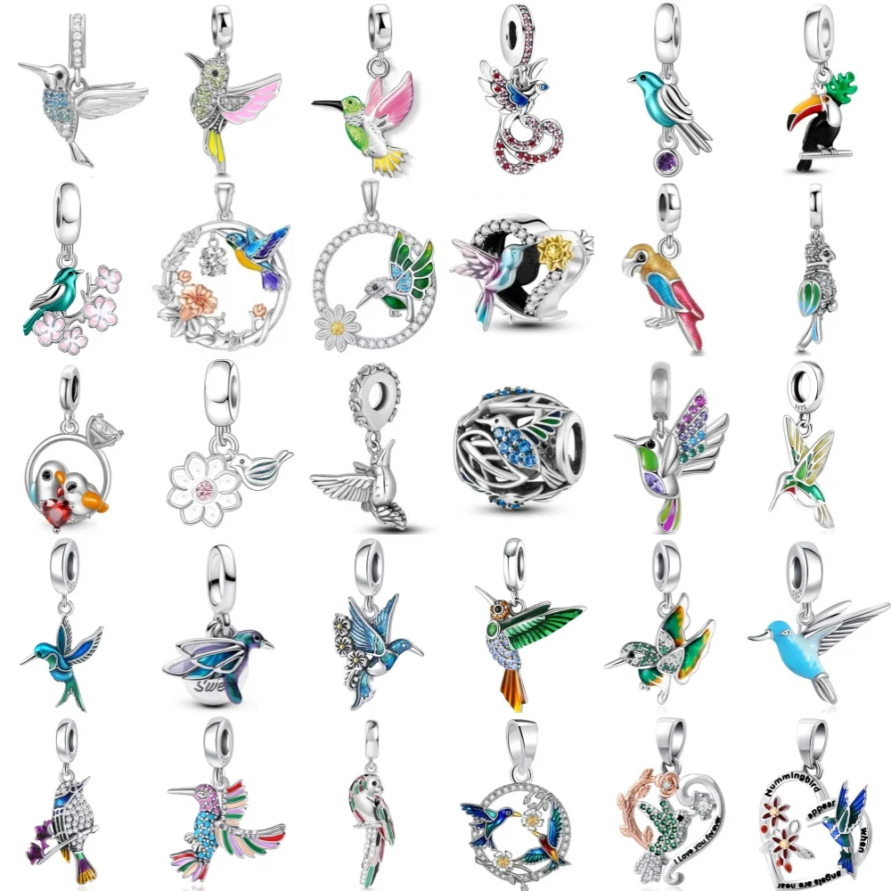 2025 New 925 Silver Hummingbird Swallow Pendant Beads Suitable for Original European Bracelets DIY Accessories Exquisite Jewelry
2025 New 925 Silver Hummingbird Swallow Pendant Beads Suitable for Original European Bracelets DIY Accessories Exquisite Jewelry