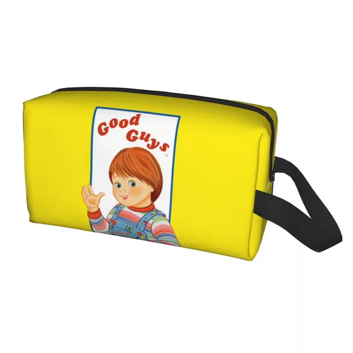 Travel Good Guys Chucky Toiletry Bag Cute Child's Play Doll Makeup Cosmetic Organizer for Women Beauty Storage Dopp Kit Case
Travel Good Guys Chucky Toiletry Bag Cute Child's Play Doll Makeup Cosmetic Organizer for Women Beauty Storage Dopp Kit Case