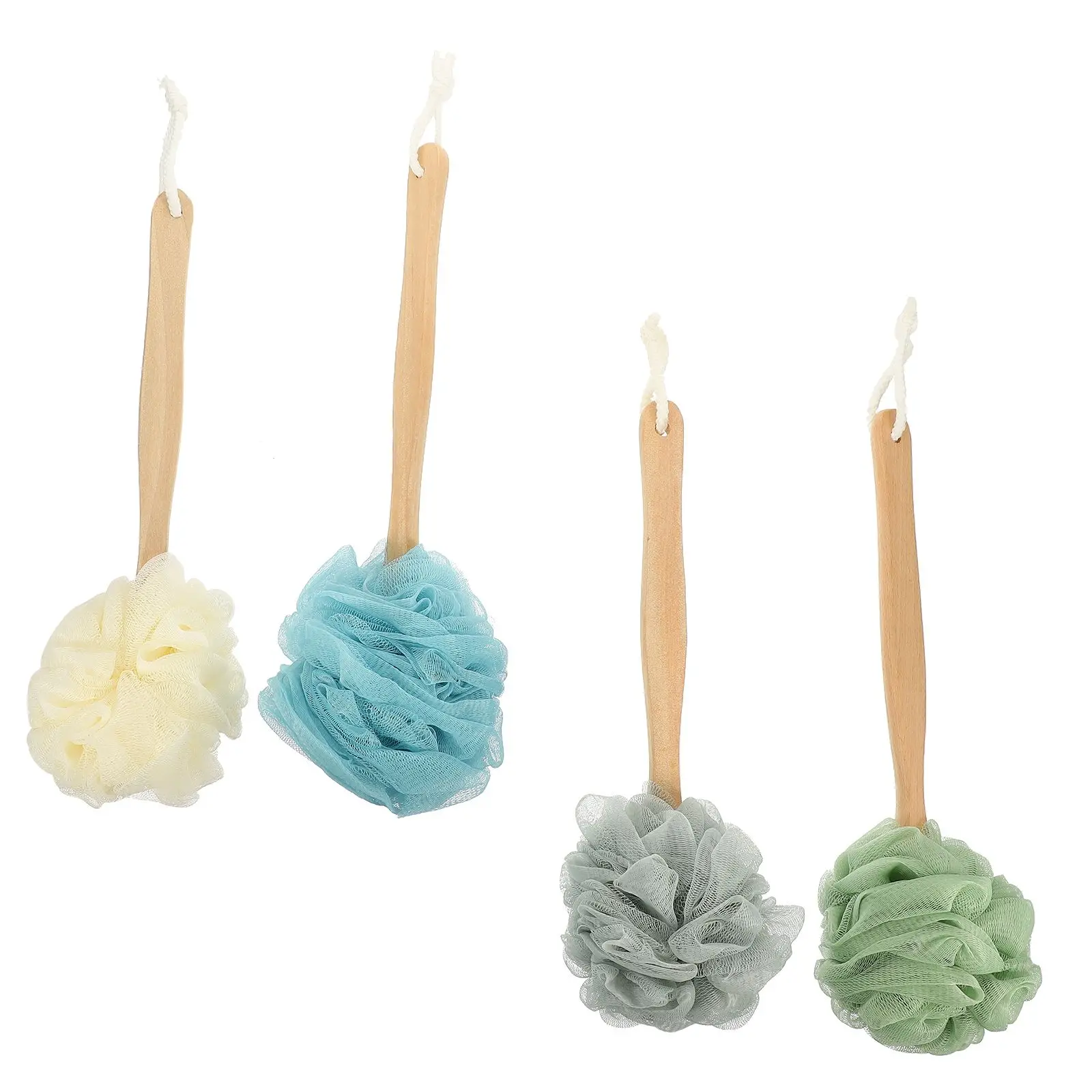 4 Pcs Shower Long Handle Bath Scrubber Exfoliating Back Brush Cleaning Wood Handle Nylon Bath Grooming Tool
4 Pcs Shower Long Handle Bath Scrubber Exfoliating Back Brush Cleaning Wood Handle Nylon Bath Grooming Tool