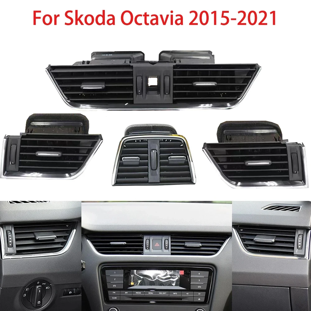 Dashboard Interior AC Air Outlet Vent Grill For Skoda Octavia 3 A7 5E MK3 2013-2020 5E0819701 5E0819702 5E0820951 5E0819203
Dashboard Interior AC Air Outlet Vent Grill For Skoda Octavia 3 A7 5E MK3 2013-2020 5E0819701 5E0819702 5E0820951 5E0819203