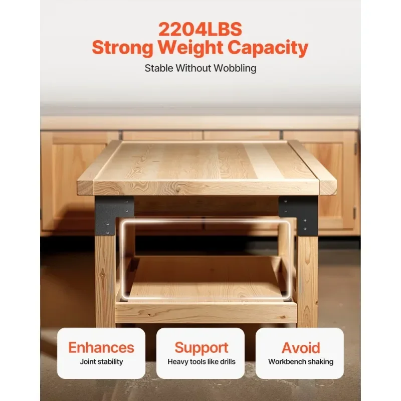 4PCS 6.5x6.5x6.5 Inch Metal Corner Bracket, Heavy Duty Support Brace for Workbench Table Installation.
4PCS 6.5x6.5x6.5 Inch Metal Corner Bracket, Heavy Duty Support Brace for Workbench Table Installation.