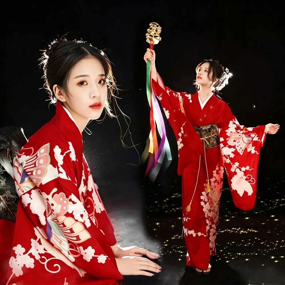 Traditional Japanese Kimono Yukata Dress for Women, Classic Costume Ideal for Daily Wear,Photo Shooting&Cosplay Party Occasions
Traditional Japanese Kimono Yukata Dress for Women, Classic Costume Ideal for Daily Wear,Photo Shooting&Cosplay Party Occasions