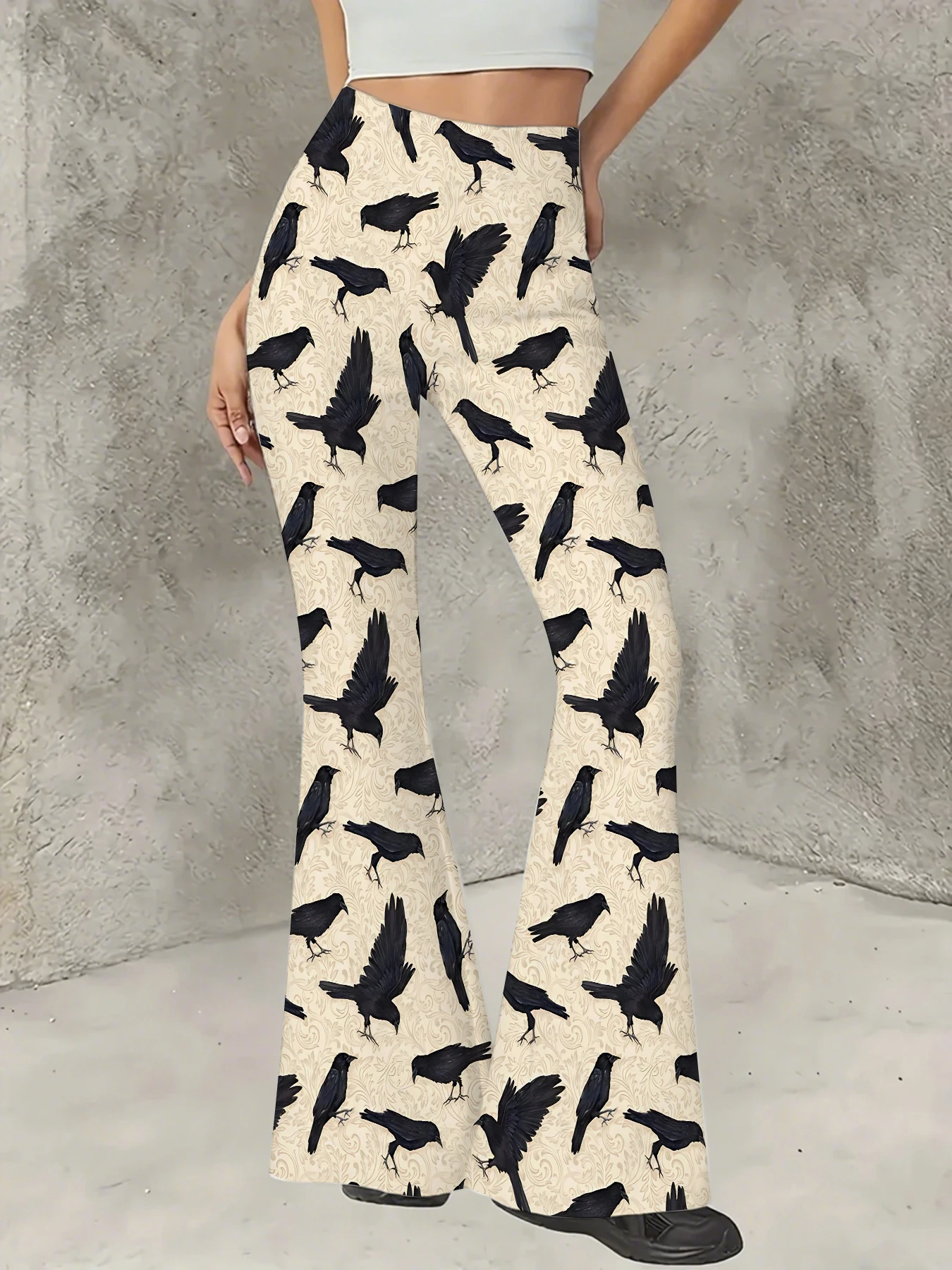 Women's Floral Print Flare Pants Elegant Stretchy Bell Bottom Trousers Summer
Women's Floral Print Flare Pants Elegant Stretchy Bell Bottom Trousers Summer