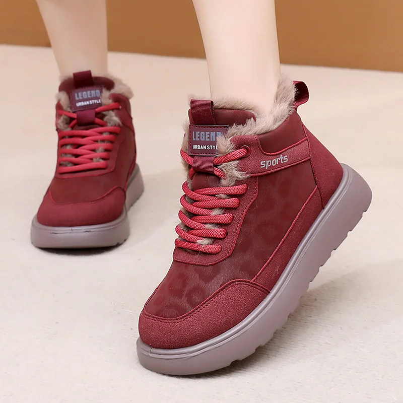 2025 Winter New Women's Fleece-lined Cotton Shoes Warm and Comfortable Thick-soled Anti-slip Durable Free Women's Cotton Shoes
2025 Winter New Women's Fleece-lined Cotton Shoes Warm and Comfortable Thick-soled Anti-slip Durable Free Women's Cotton Shoes