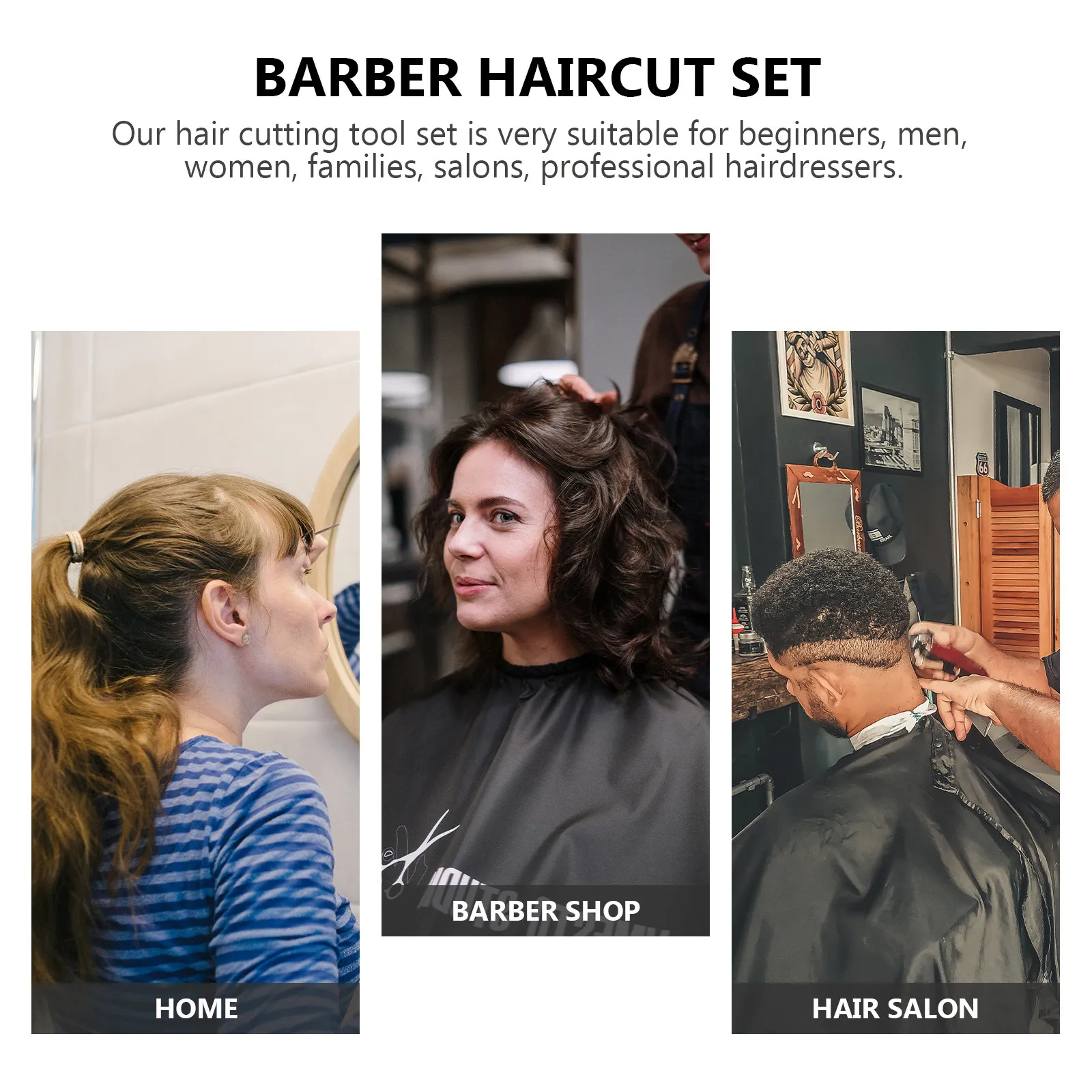 Набор для профессиональной стрижки из 5 предметов: премиальная щетка для шеи, мягкие, комфортные, не раздражающие инструменты для парикмахерских и домашнего использования
Набор для профессиональной стрижки из 5 предметов: премиальная щетка для шеи, мягкие, комфортные, не раздражающие инструменты для парикмахерских и домашнего использования