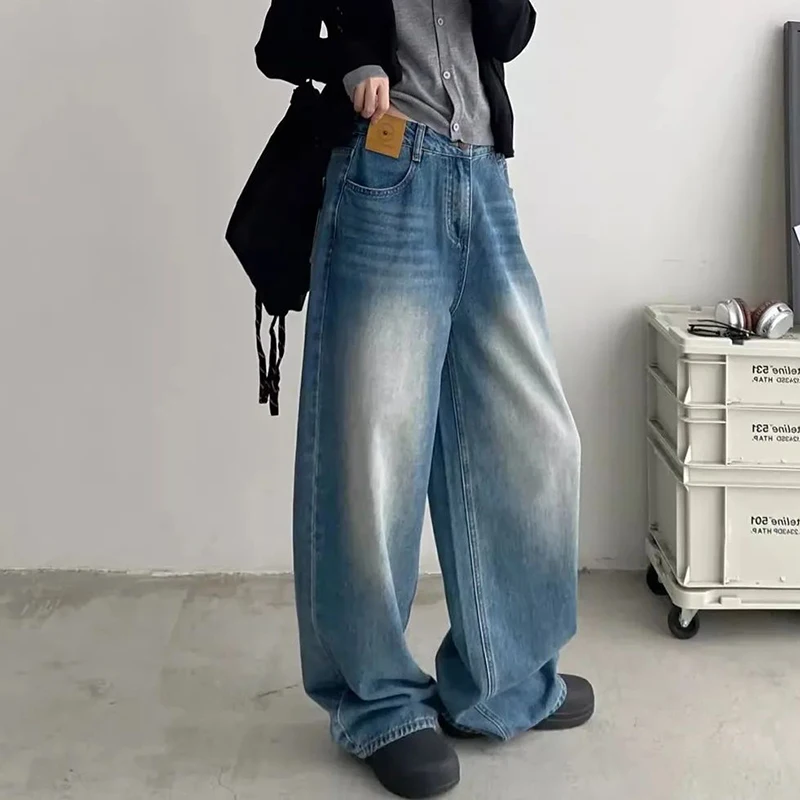 Lady Streetwear High Waist Baggy Jeans Girls Casual Fashion Straight Leg Denim Trousers Female Chic Korean Daily Pants
Lady Streetwear High Waist Baggy Jeans Girls Casual Fashion Straight Leg Denim Trousers Female Chic Korean Daily Pants