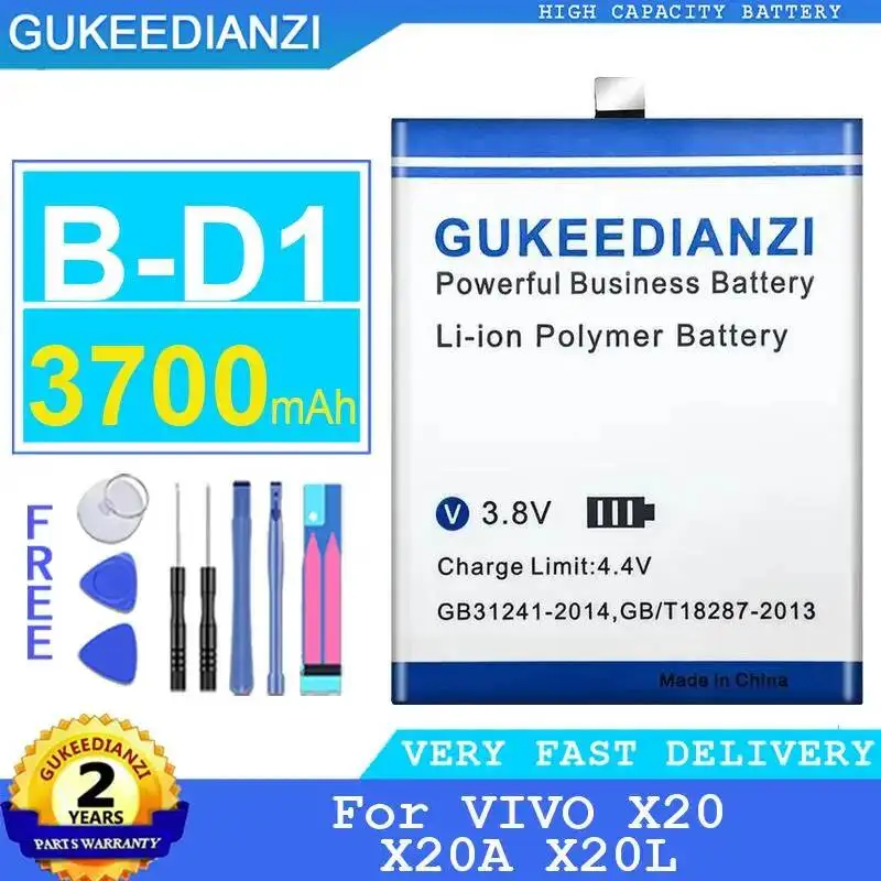 Environmentally Friendly 3700Mah For Vivo X20 X20A X20L B-D1 Mobile Phone Battery
Environmentally Friendly 3700Mah For Vivo X20 X20A X20L B-D1 Mobile Phone Battery