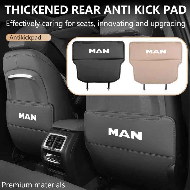Leather Car Seat Back Protection Anti-Kick Pad Seat Storage Bag Auto Accessories For Man eTGX eTGS TGX TGM TGA TGS TGE
Leather Car Seat Back Protection Anti-Kick Pad Seat Storage Bag Auto Accessories For Man eTGX eTGS TGX TGM TGA TGS TGE