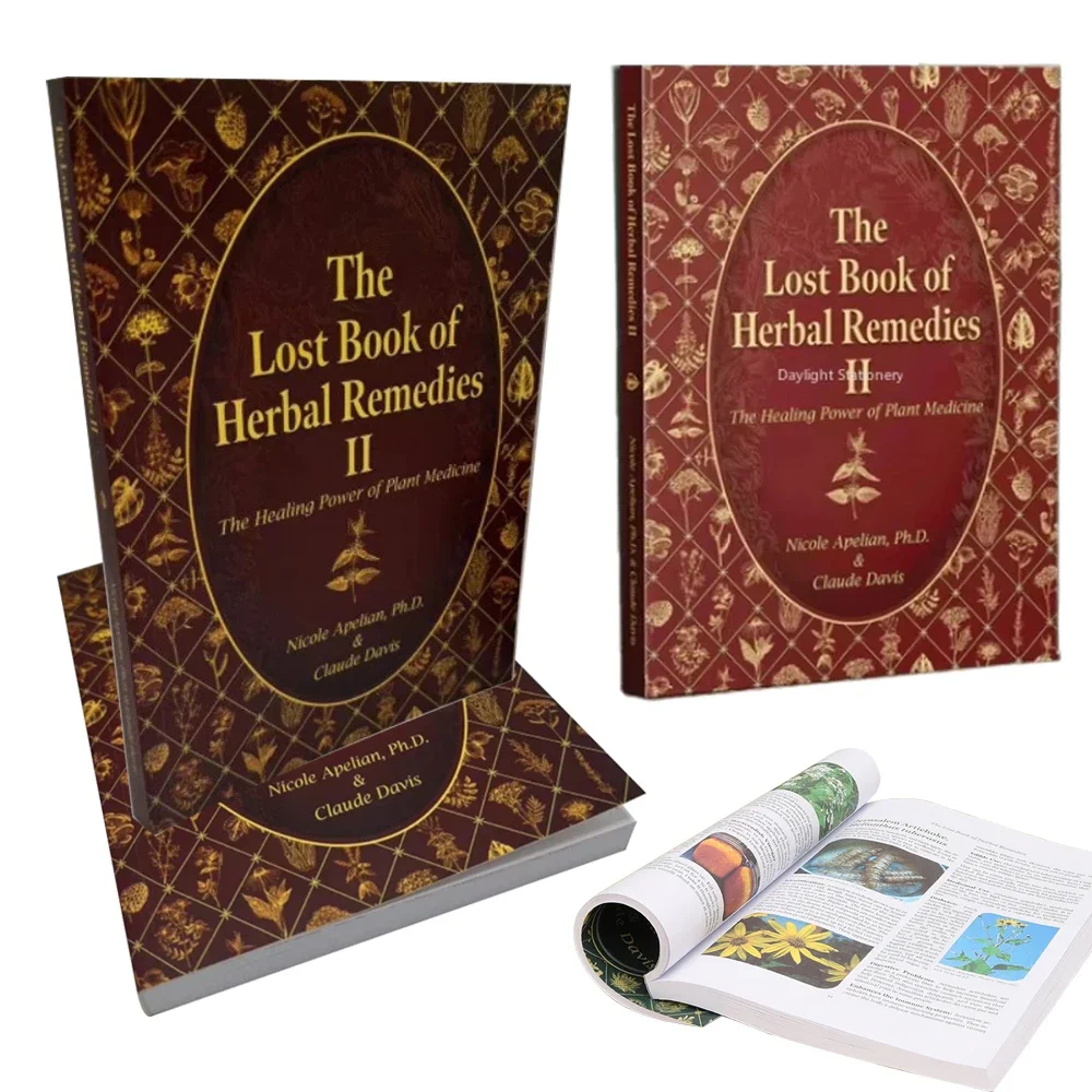 Книга «The Lost Book of Herbal II» для распространенных проблем, Книга в мягкой обложке на английском языке, цветные внутренние страницы
Книга «The Lost Book of Herbal II» для распространенных проблем, Книга в мягкой обложке на английском языке, цветные внутренние страницы