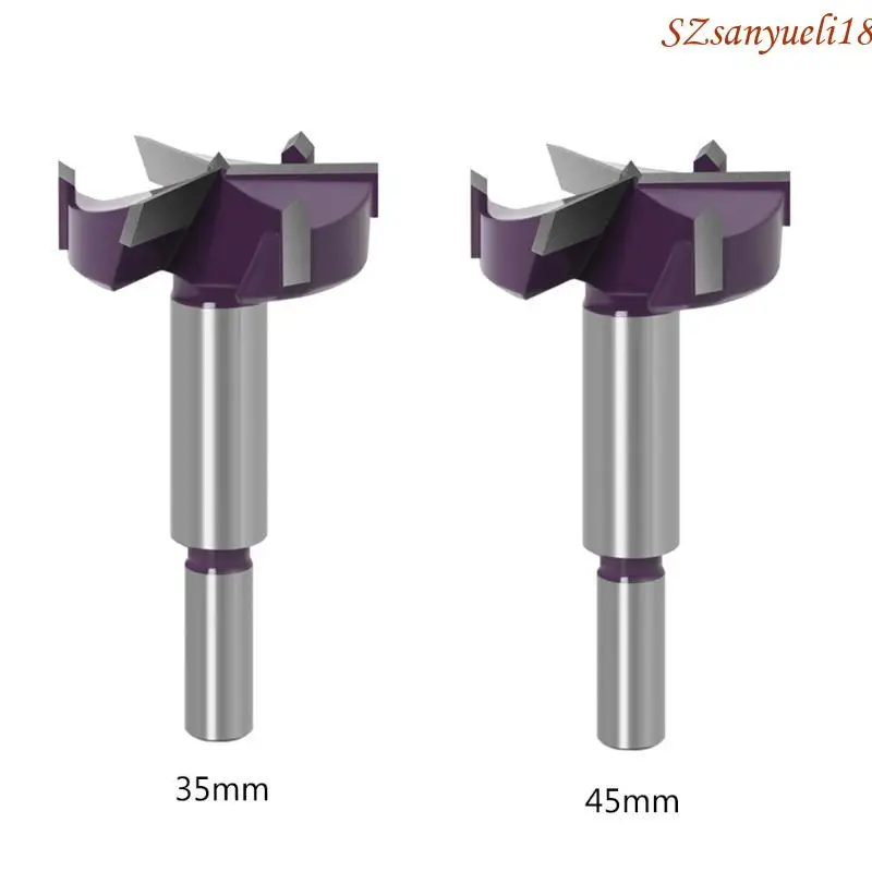 94PC Durable 3-Blade Drill Bits Round Shank 35/45mm Hinge Hole Drilling Boring Bit
94PC Durable 3-Blade Drill Bits Round Shank 35/45mm Hinge Hole Drilling Boring Bit