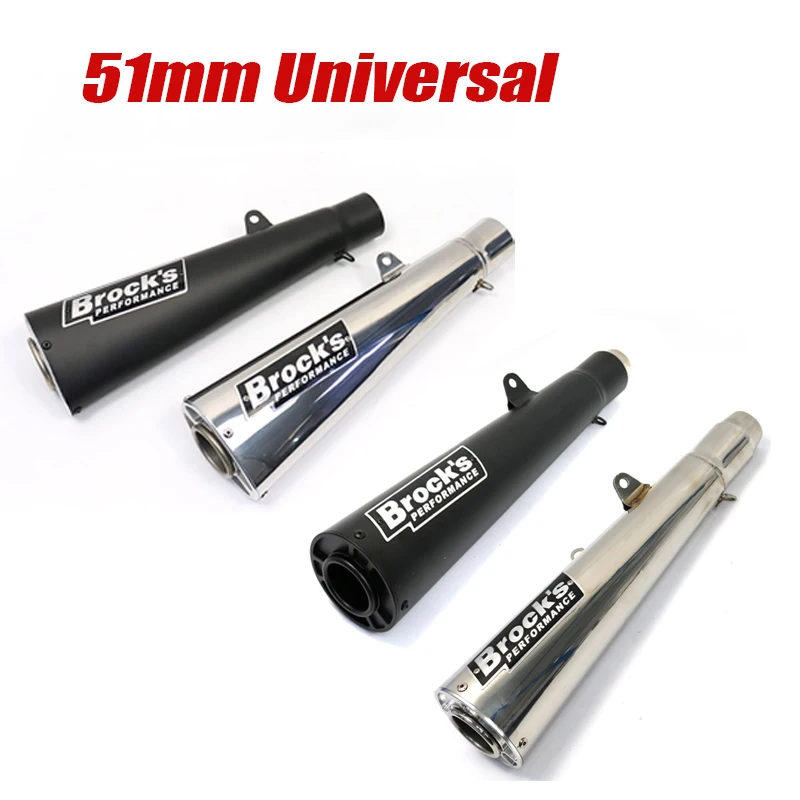 Universal 51mm Exhaust Motocross Escape Moto Pipe Motorcycle Muffler Cafe Racer Pitbike For BMW S1000RR Z400 Z900 NK400 S1000R
Universal 51mm Exhaust Motocross Escape Moto Pipe Motorcycle Muffler Cafe Racer Pitbike For BMW S1000RR Z400 Z900 NK400 S1000R