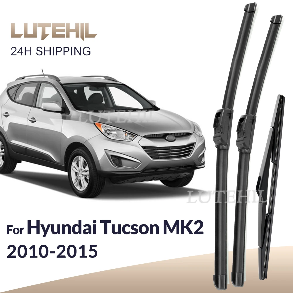 For Hyundai Tucson MK2 2010-2015 2011 2012 2013 2014 Wiper Front & Rear Wiper Blades Windshield Windscreen Window 24"+16"+12"
For Hyundai Tucson MK2 2010-2015 2011 2012 2013 2014 Wiper Front & Rear Wiper Blades Windshield Windscreen Window 24"+16"+12"