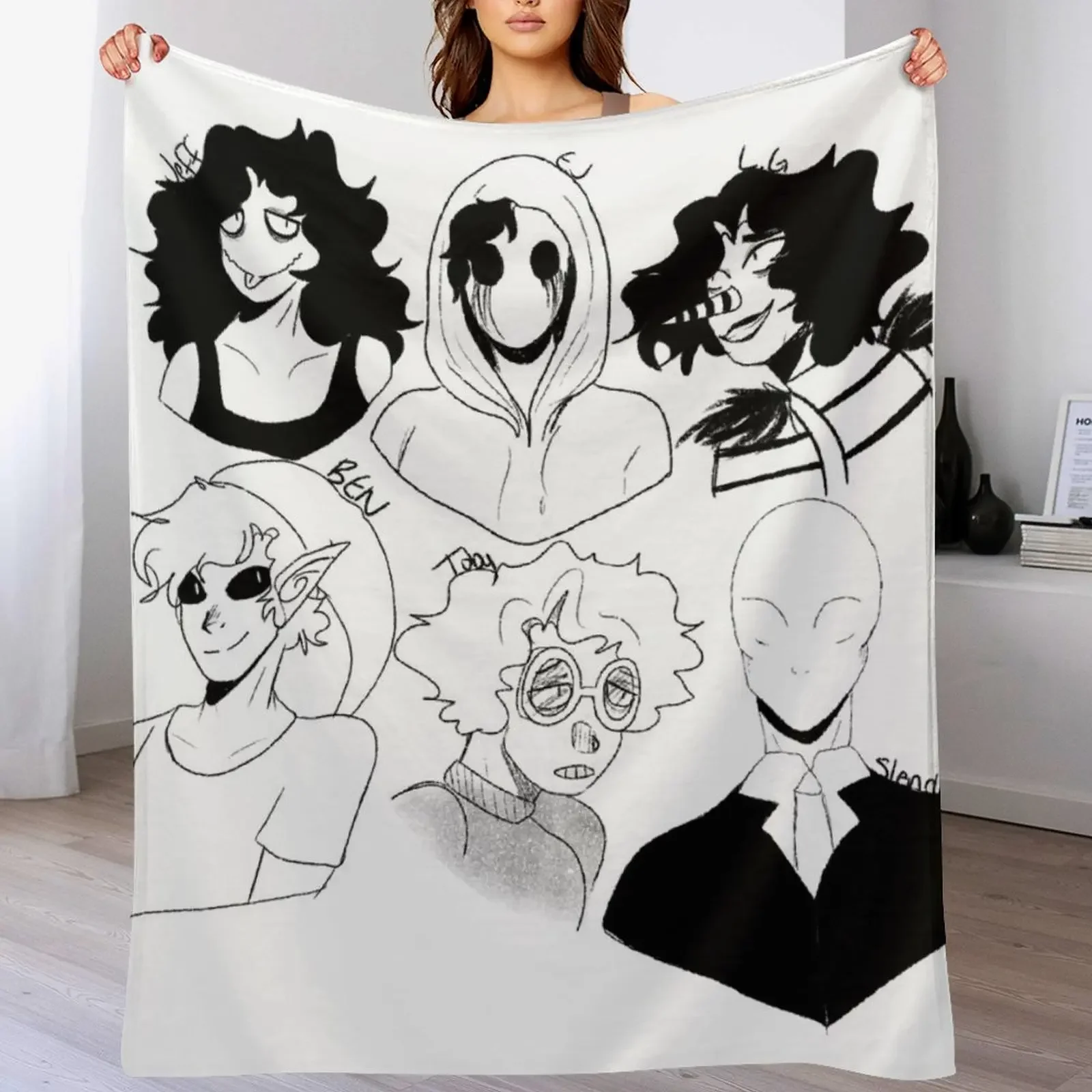 Creepy pasta (main) group Throw Blanket Beach valentine gift ideas Camping Picnic Blankets
Creepy pasta (main) group Throw Blanket Beach valentine gift ideas Camping Picnic Blankets
