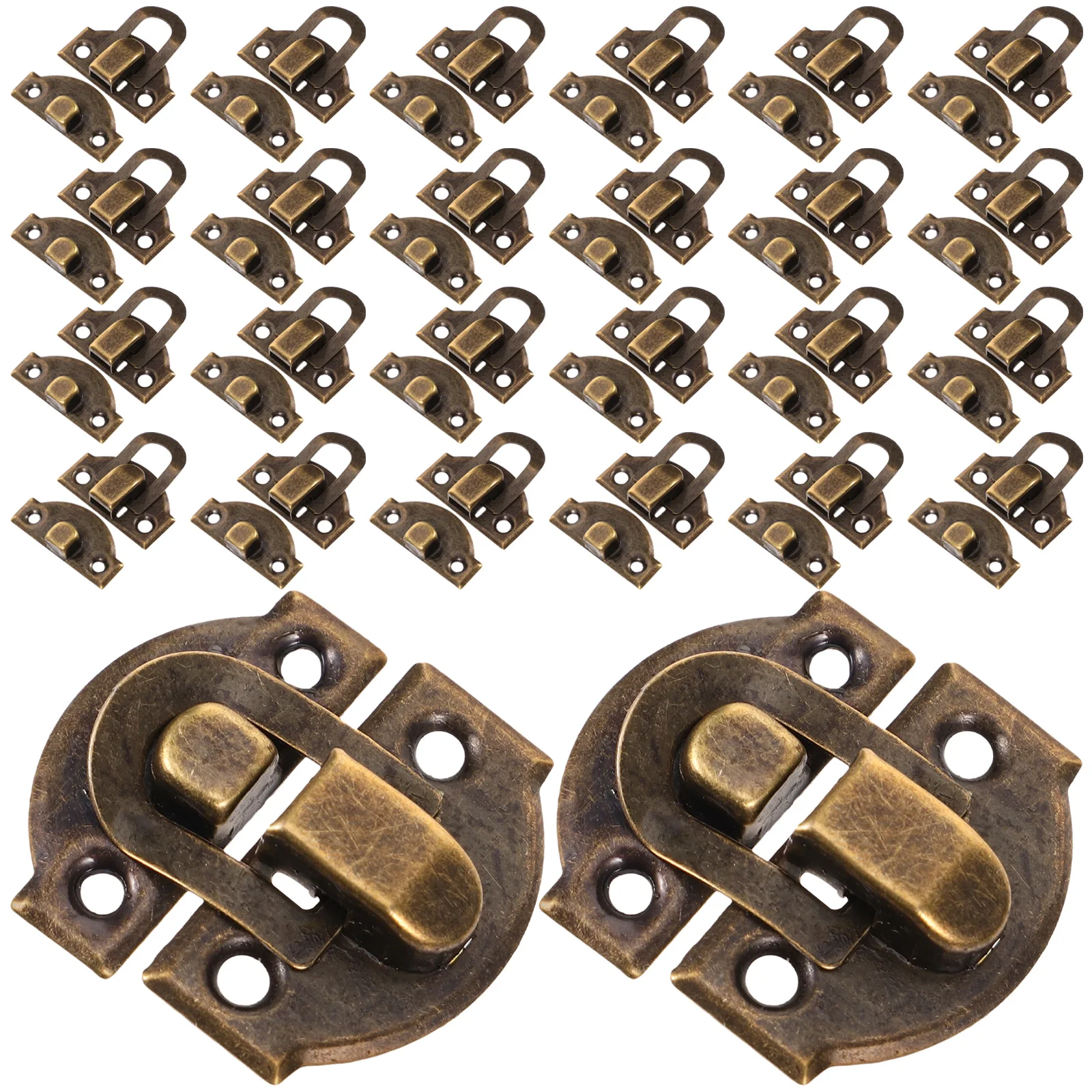 30pcs Jewelry Box Latches Durable Steel Design for Wooden Boxes Cabinets Gift Containers Hasp Hardware Buckle Lock
30pcs Jewelry Box Latches Durable Steel Design for Wooden Boxes Cabinets Gift Containers Hasp Hardware Buckle Lock