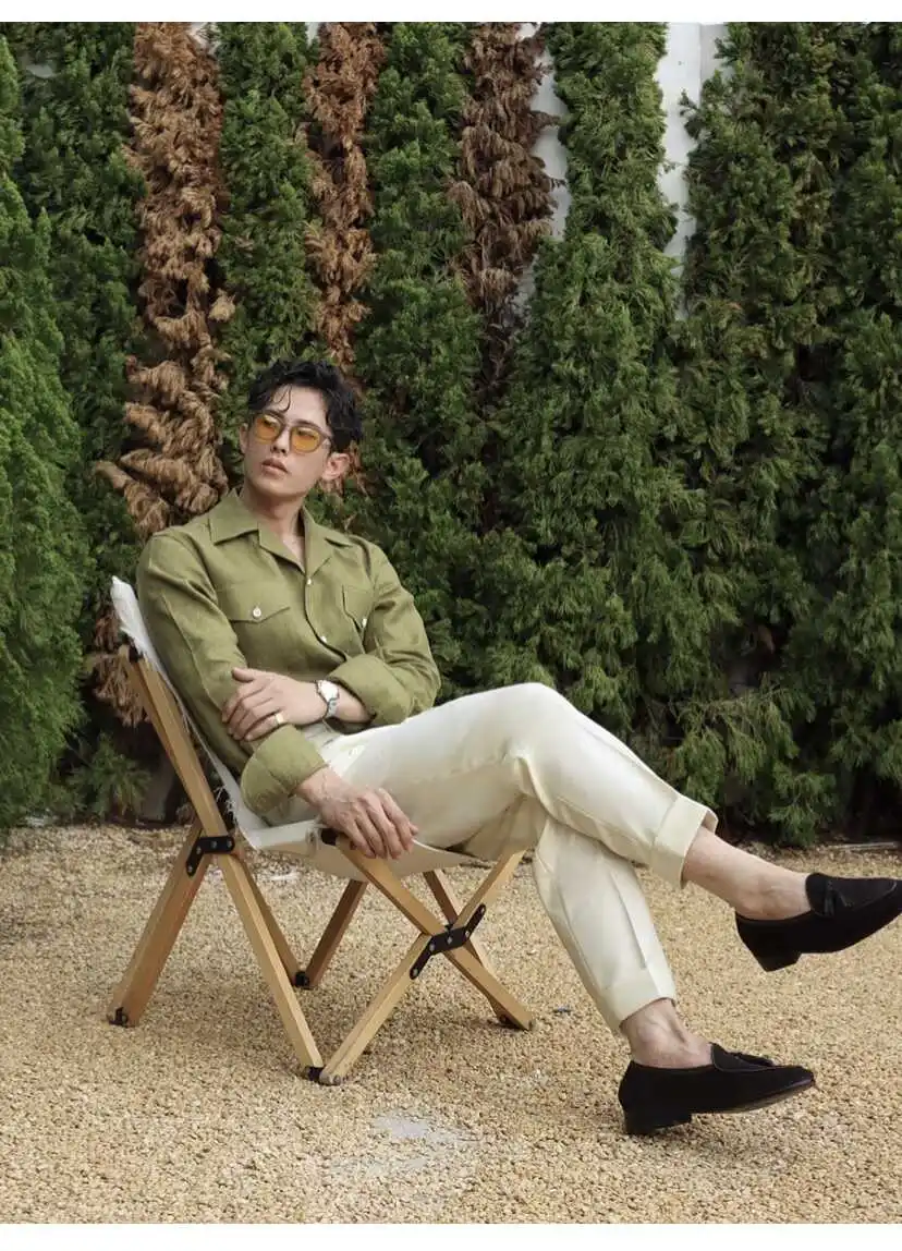 Spring Summer Heavyweight Waed Linen Cuban Collar Casual Long Sve irt Men's een Casual Large Size irt Faionable
Spring Summer Heavyweight Waed Linen Cuban Collar Casual Long Sve irt Men's een Casual Large Size irt Faionable