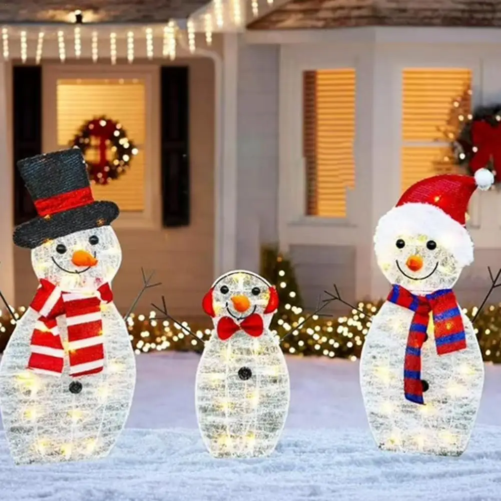 LED Snowman Ornament With Glitter Light For Christmas And Holiday Party Winter Garden Yard Outdoor Decor
LED Snowman Ornament With Glitter Light For Christmas And Holiday Party Winter Garden Yard Outdoor Decor
