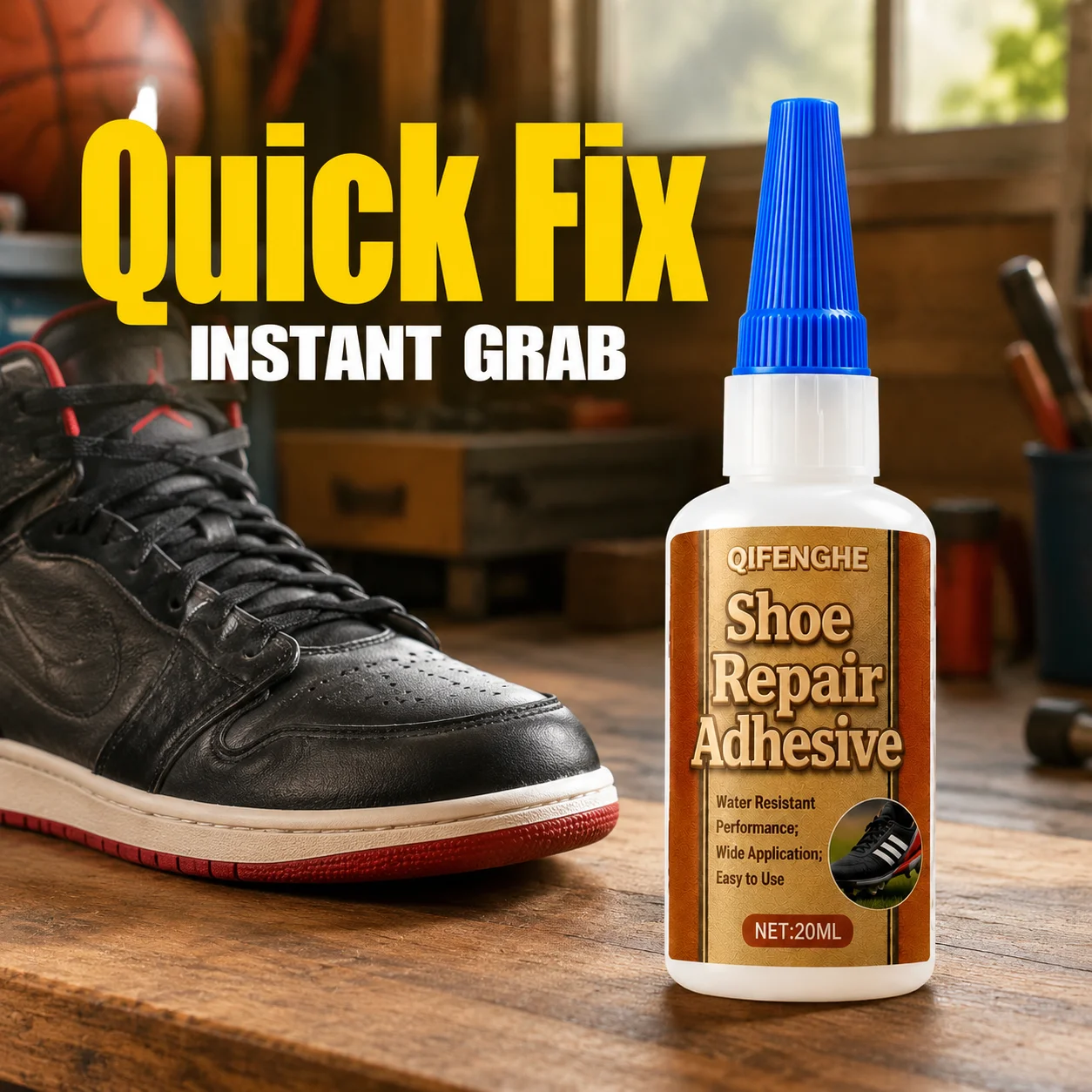 Multi-Use Shoe Fix Glue, Wide Application for Leather, Rubber, Canvas Sneakers & Sports Footwear
Multi-Use Shoe Fix Glue, Wide Application for Leather, Rubber, Canvas Sneakers & Sports Footwear