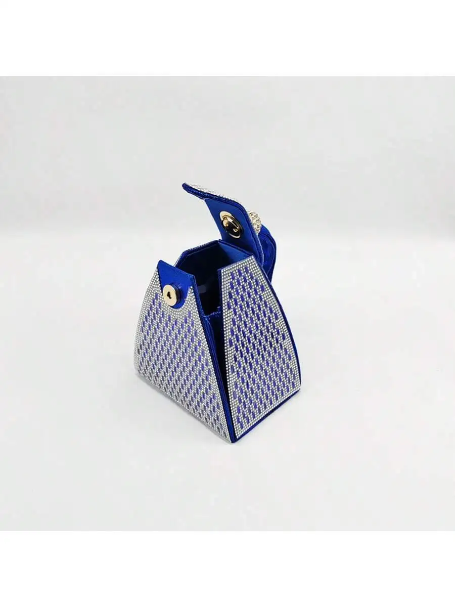 Elegant Triangular Rhinestone Clutch Bag For Women Party Evening Handbag
Elegant Triangular Rhinestone Clutch Bag For Women Party Evening Handbag