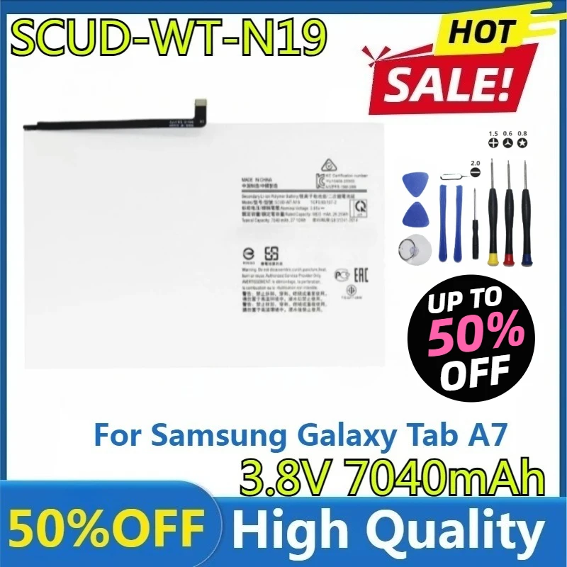 Для Samsung Galaxy Tab A7 10,4 (2020) SM-T500 SM-T505 T505N емкость запасная часть планшета новый аккумулятор SCUD-WT-N19
Для Samsung Galaxy Tab A7 10,4 (2020) SM-T500 SM-T505 T505N емкость запасная часть планшета новый аккумулятор SCUD-WT-N19