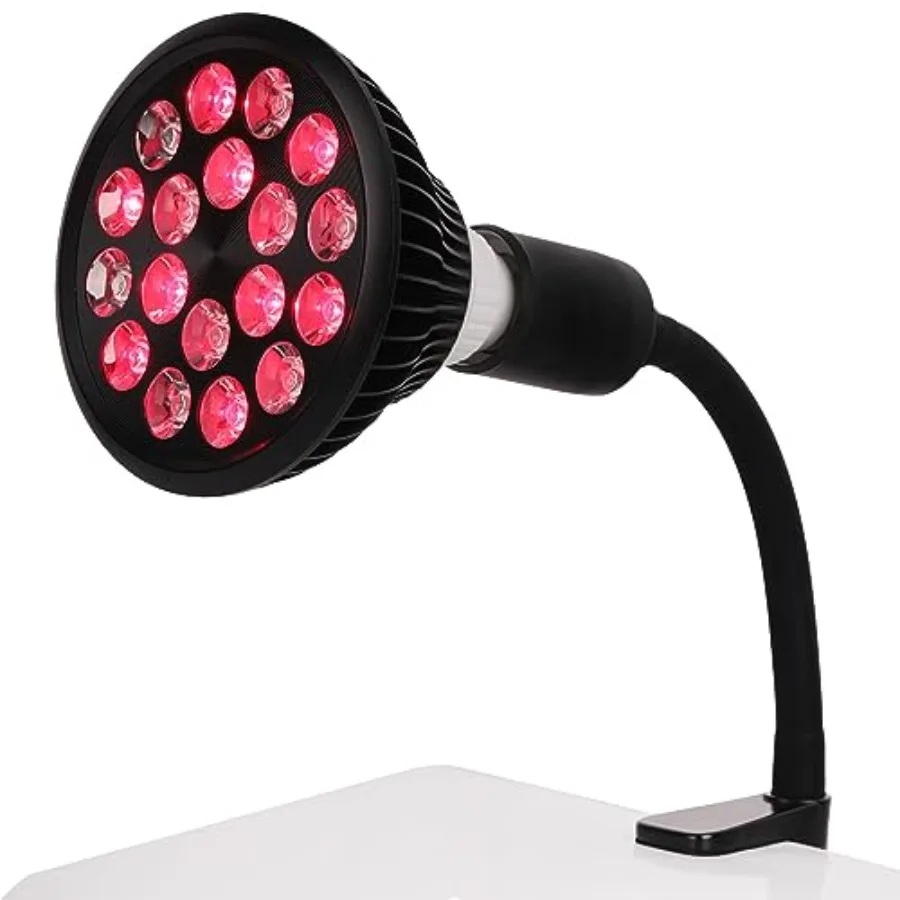 Red Light Therapy Lamp- 18 LED Infrared Light Therapy Device with Adjustable Lamp Holder 660nm Red and 850nm Near Infrared for
Red Light Therapy Lamp- 18 LED Infrared Light Therapy Device with Adjustable Lamp Holder 660nm Red and 850nm Near Infrared for