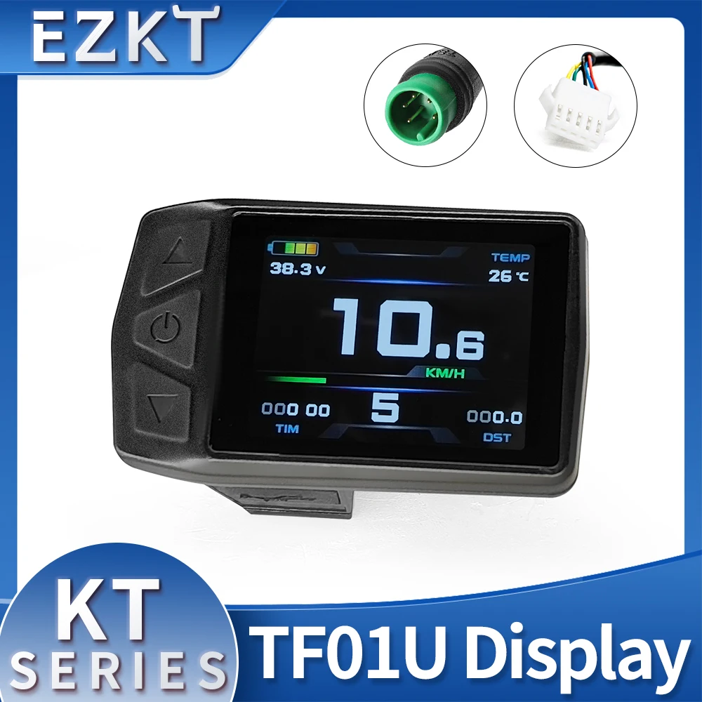 Дисплей KT TF01U Ebike, 24 В, 36 В, 48 В, преобразование электрического велосипеда, USB-интерфейс, водонепроницаемый и стандартный штекер
Дисплей KT TF01U Ebike, 24 В, 36 В, 48 В, преобразование электрического велосипеда, USB-интерфейс, водонепроницаемый и стандартный штекер