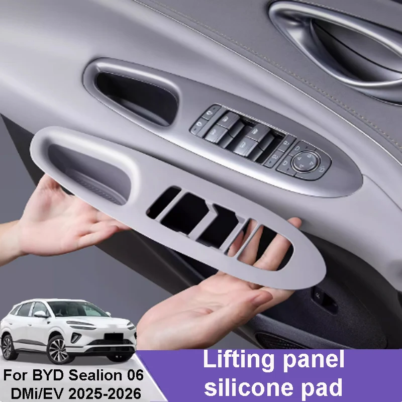 For BYD Sealion 06 DMi/EV 2025-2026 Car Door Lift Window Panel Silicone Pad Storage Interior Protection Accessories
For BYD Sealion 06 DMi/EV 2025-2026 Car Door Lift Window Panel Silicone Pad Storage Interior Protection Accessories