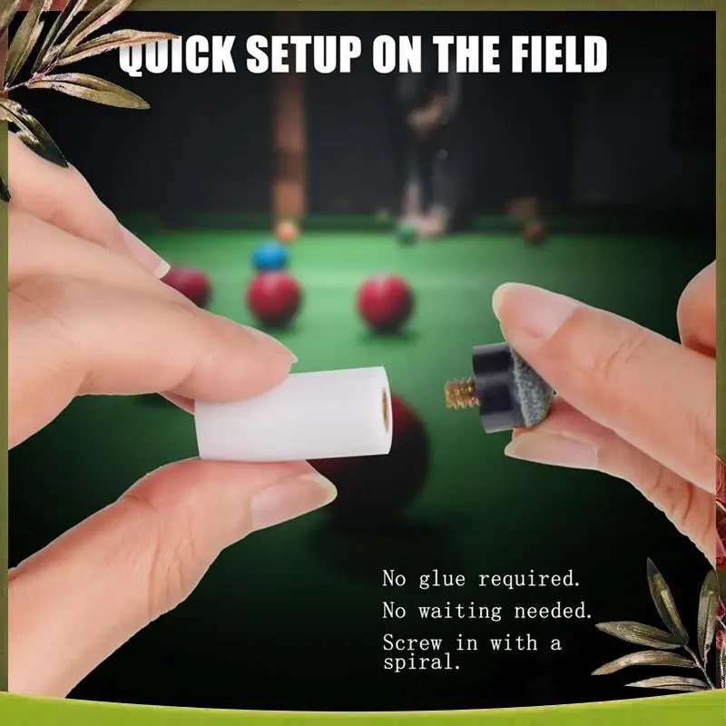 Reliable-Billiard Cues Tips With Pool Cue Stick Ferrules Screw-On Billiard Pool Cue Stick Tips 12Mm Pool Stick Tips
Reliable-Billiard Cues Tips With Pool Cue Stick Ferrules Screw-On Billiard Pool Cue Stick Tips 12Mm Pool Stick Tips