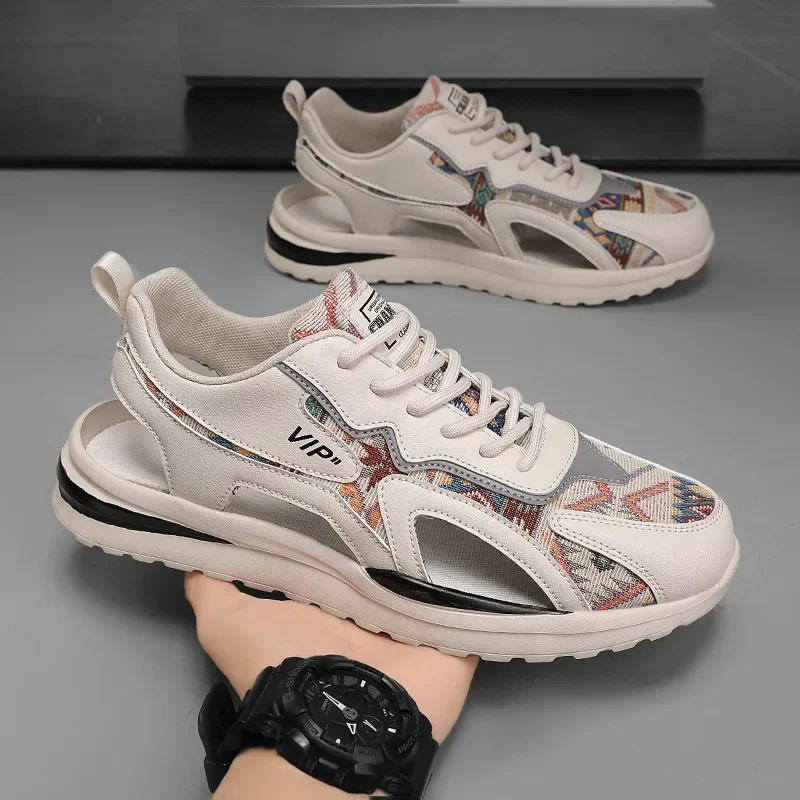 New Fashion Printed Sports Sandal for Men Breathable Non-slip Flat Sandals Men Comfort Massage Summer Shoes Men sandale homme
New Fashion Printed Sports Sandal for Men Breathable Non-slip Flat Sandals Men Comfort Massage Summer Shoes Men sandale homme