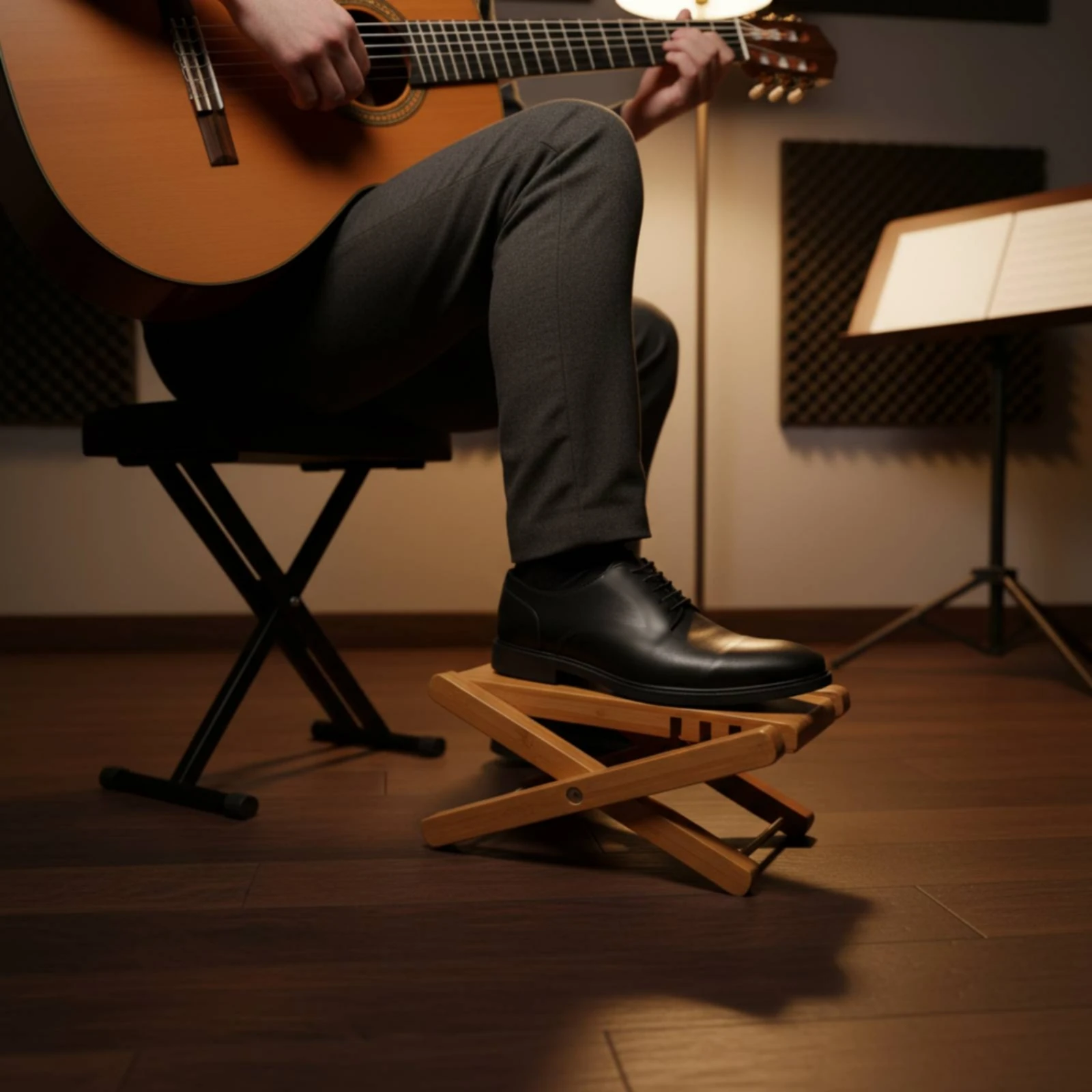 Solid Wood Guitar Footrest Foldable Adjustable Guitar Footrest Stable Support Sturdy for Musicians, Lesson
Solid Wood Guitar Footrest Foldable Adjustable Guitar Footrest Stable Support Sturdy for Musicians, Lesson