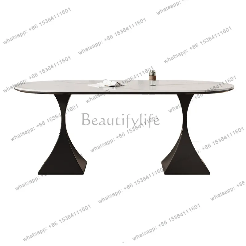 French medieval rock slab dining table minimalist light luxury wabi sandy wind simple rectangle
French medieval rock slab dining table minimalist light luxury wabi sandy wind simple rectangle