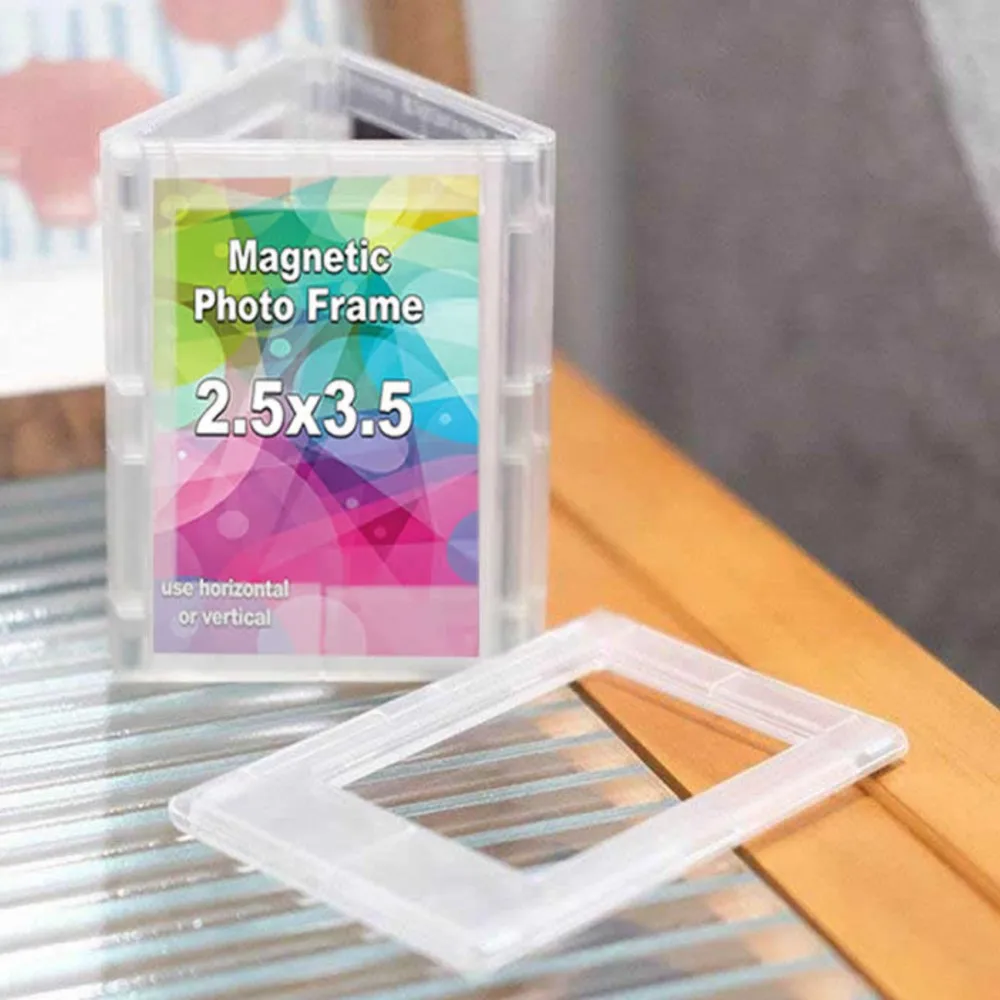 Magnetic Photo Frames 1-10 Pack 2.5×3.5Inch Mini Fridge Photo Holders DIY Picture Frame for Home Office School Photo Display
Magnetic Photo Frames 1-10 Pack 2.5×3.5Inch Mini Fridge Photo Holders DIY Picture Frame for Home Office School Photo Display