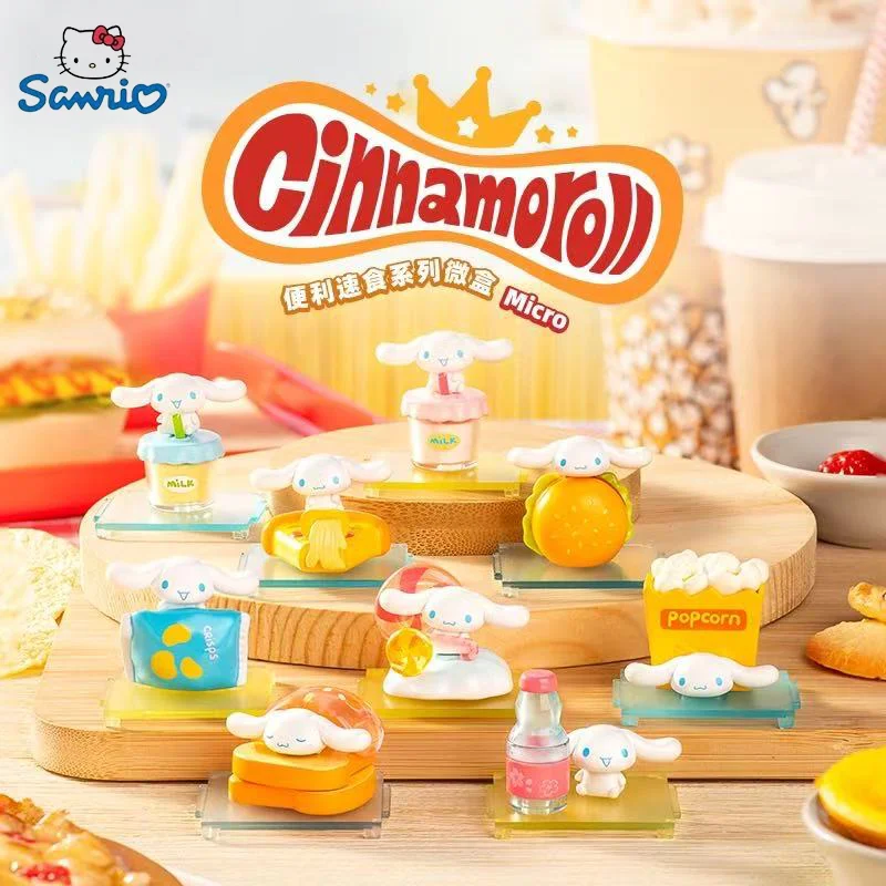 Sanrio Cinnamoroll Convenience Fast Food Blind Box Kawayi Animation Handmade Doll Ornament Room Decor Children Birthday Gifts
Sanrio Cinnamoroll Convenience Fast Food Blind Box Kawayi Animation Handmade Doll Ornament Room Decor Children Birthday Gifts