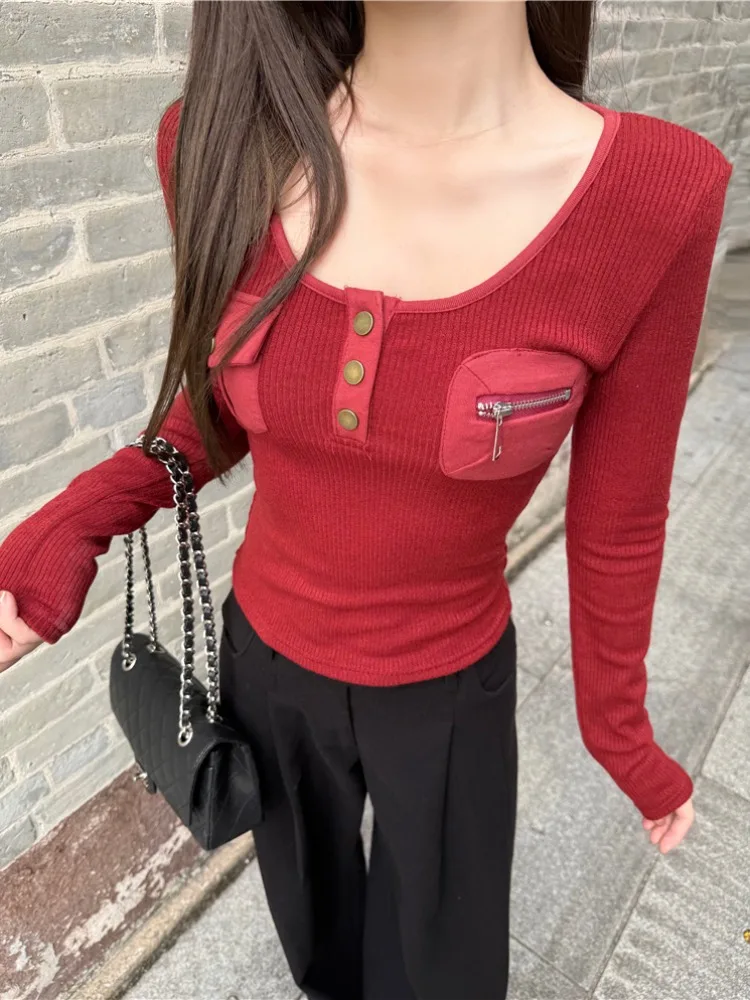Slimming Fit Women's Base Shirt Autumn Winter New Style Inner Wear Elegant Beautiful Small Top Commute Style Pear Body Type
Slimming Fit Women's Base Shirt Autumn Winter New Style Inner Wear Elegant Beautiful Small Top Commute Style Pear Body Type