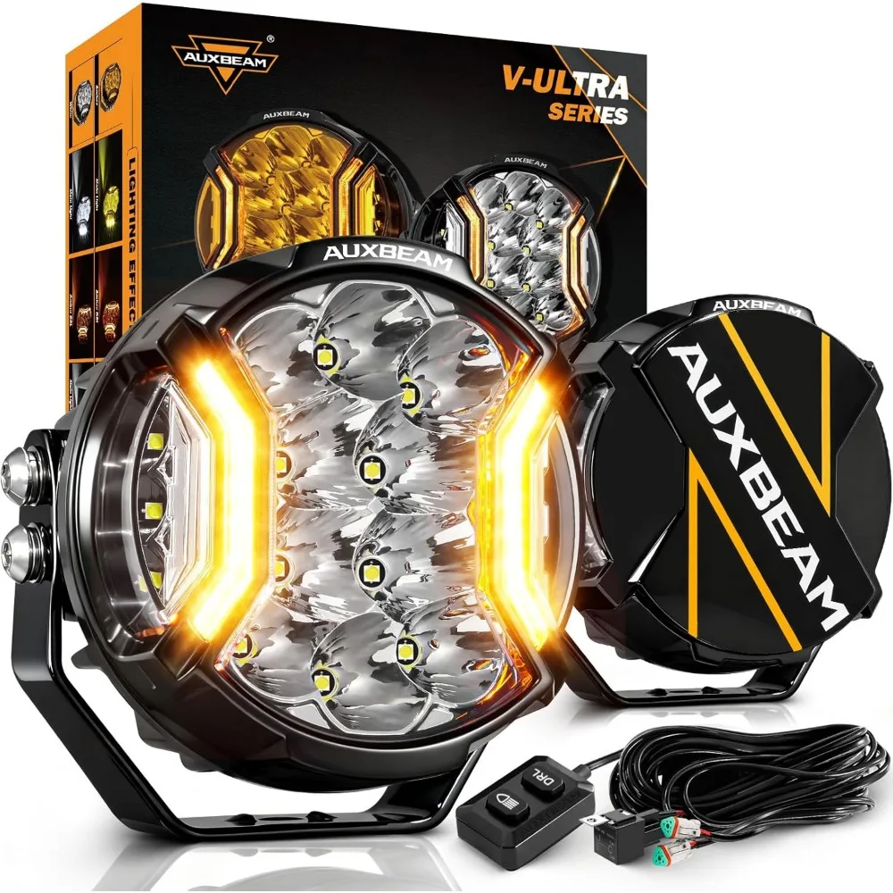 Ultra Bright 172W 20400LM Dual Color Side Shooter LED Pods 270 Degree Off Road Lights with Amber DRL
Ultra Bright 172W 20400LM Dual Color Side Shooter LED Pods 270 Degree Off Road Lights with Amber DRL