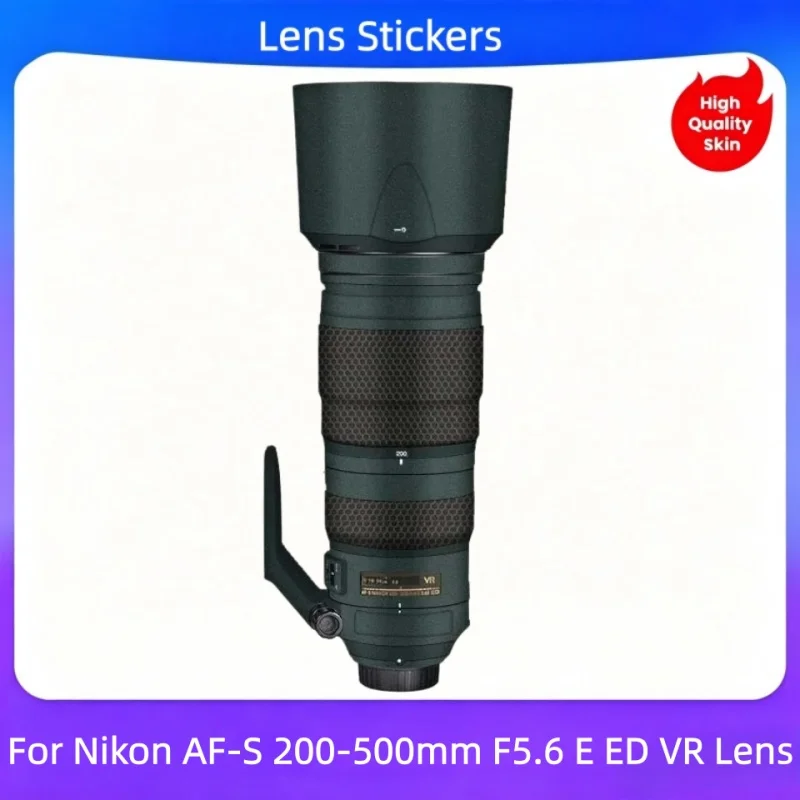 Skin for Nikkor AF-S 200-500 Lens Decal Skin 200500 Lens Wrap Cover for Nikon AF-S 200-500mm F5.6E ED VR Lens Sticker
Skin for Nikkor AF-S 200-500 Lens Decal Skin 200500 Lens Wrap Cover for Nikon AF-S 200-500mm F5.6E ED VR Lens Sticker